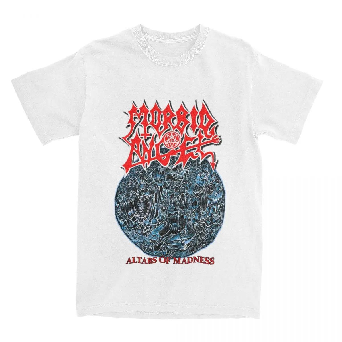 

Heavy Metal Morbid Angel T-Shirt Summer Aesthetic T Shirts 100 Cotton Fashion Tee Shirt for Mens Short Sleeve Casual Tops M