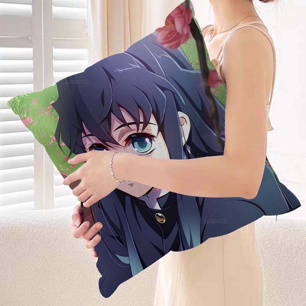 Anime Character Muichiro Tokito Pillow Anime Pillow Sofa Bed Head Pillow Cover Cushion Cover x cm Fashion