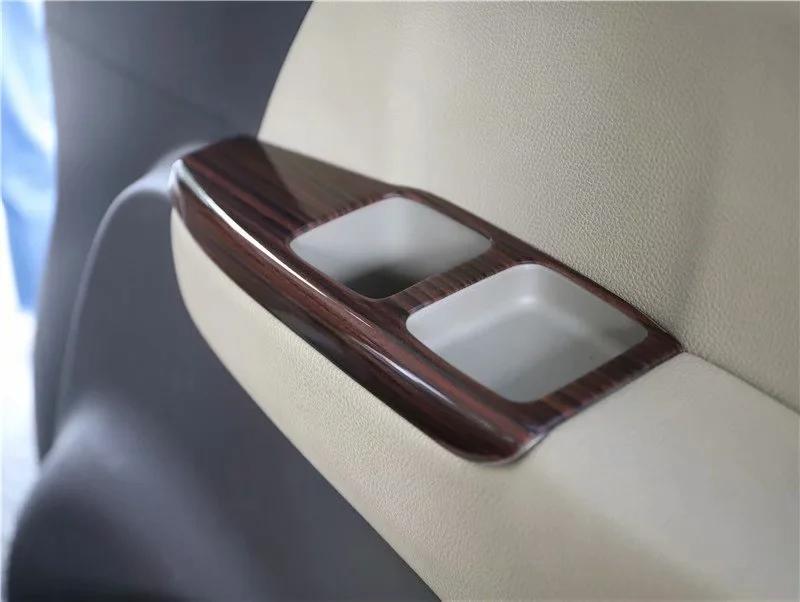 Fit For Honda Odyssey 2015 2016 2017 2018 19 Carbon Fiber Style Interior Trim Accessories Rear Seat Water Cup Panel ABS Sticker