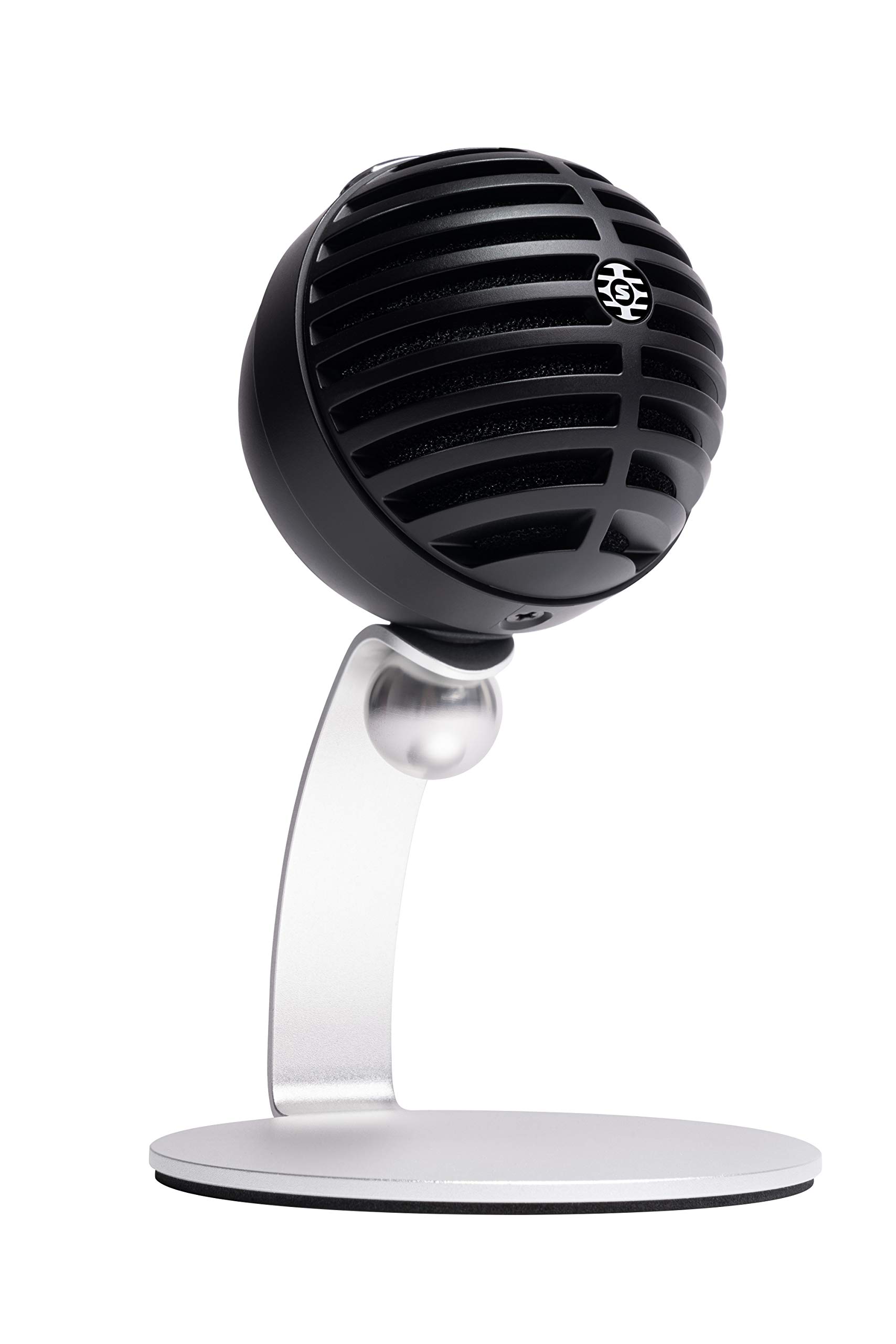 

SHURE MV5c HomeOffice Microphone: Condenser Microphone for Home WorkRemote WorkWeb Conference MOTIV Series Mac Windows Compatible MV5C-USB-A black