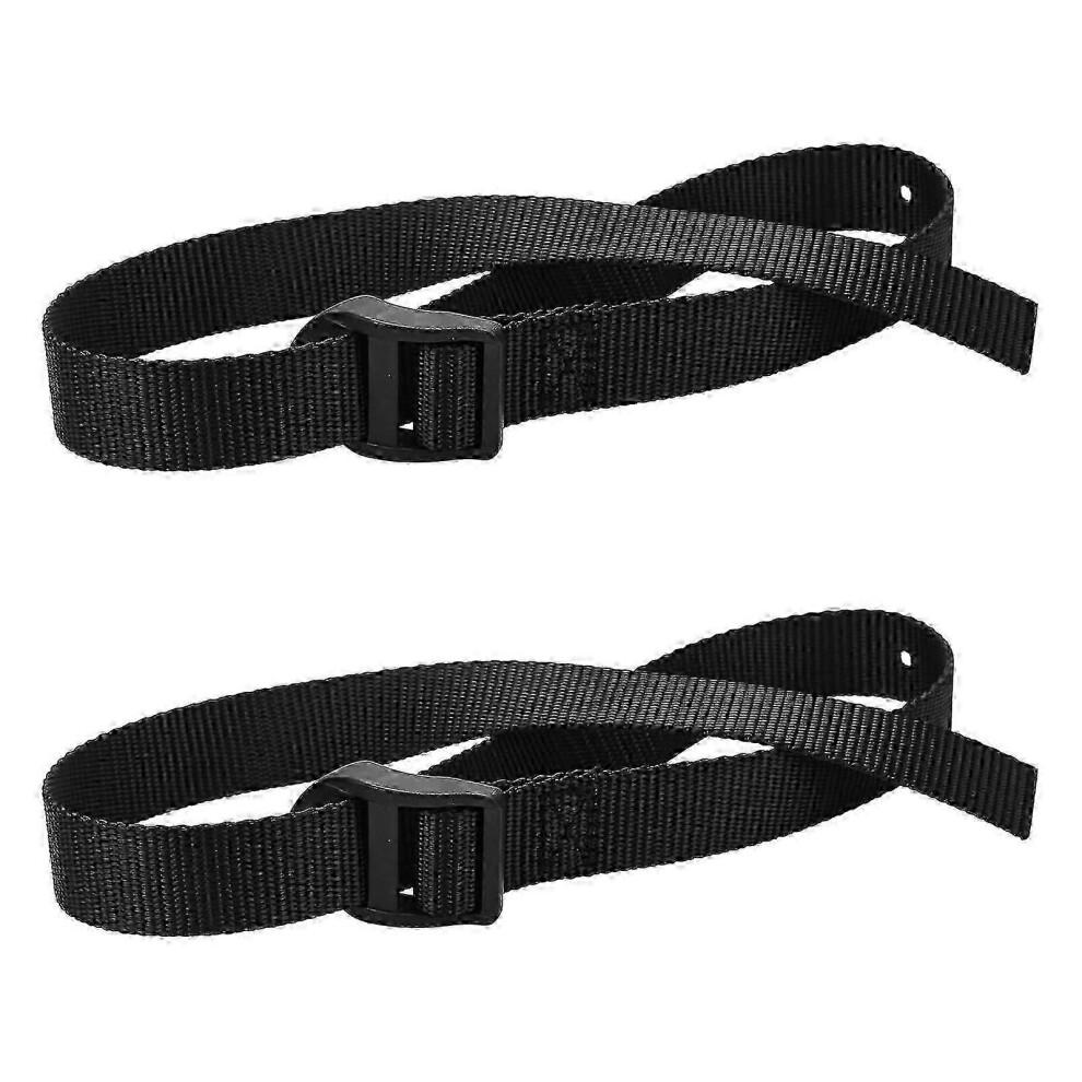 Rowing Machine Foot Straps for Concept 2 Rower Models D and E - Replacement Fitness Straps for Sunny Health Machines - Pack of 2