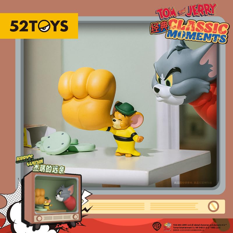 52TOYS BLINDBOX Tom and Jerry Classic Moments 8-Piece Box