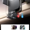 Car phone holder with inductive charger for dashboard - black