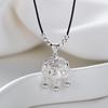 Tichiya Ethnic Style Luxury Woven Clavicle Chain Necklace In S925 Sterling Silver Women's Peace Lock Trendy Design