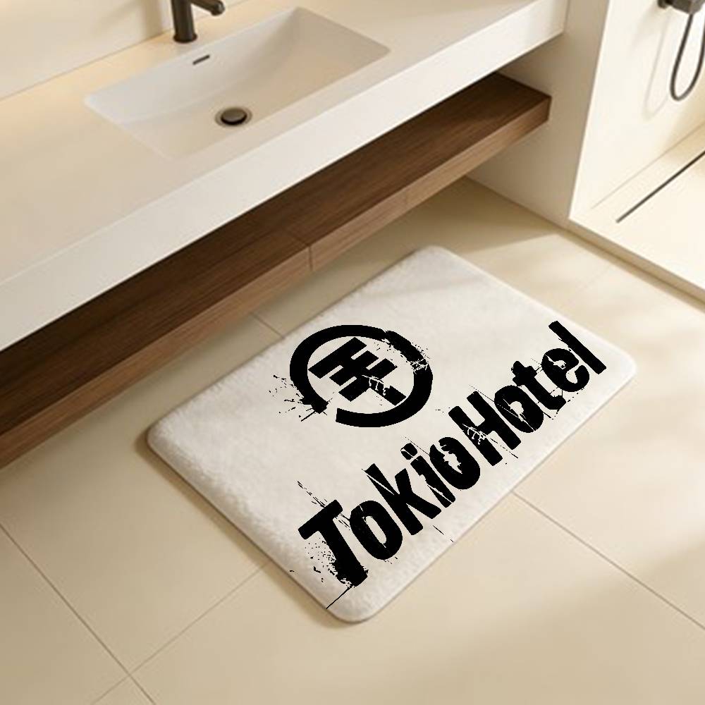 

Hot Band T-Tokio H-Hotel Floor Mat INS Style Soft Bedroom Floor House Laundry Room Mat Anti-skid Household Carpets 40x60cm