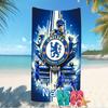 Customizable personalized beach towels Chelsea F.C themed designs.Suitable for the beach, yoga, sports;ideal as beach accessories