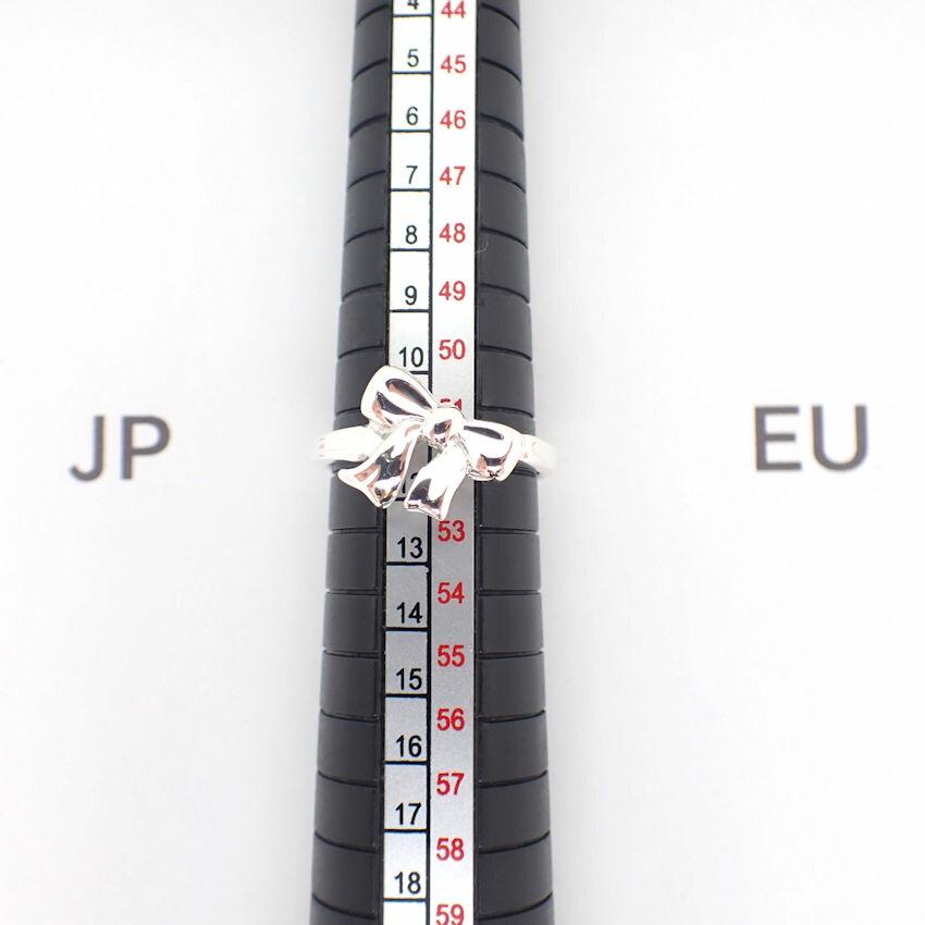 [Used] TIFFANY 925 Ribbon Ring / Size 12 / G538-68