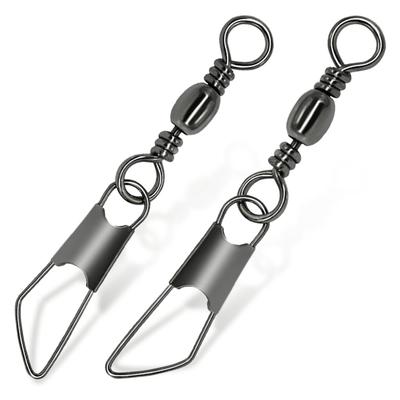 9KM DWLIFE 50 Swivel Fishing Tools with Barrel Snaps, Lure