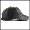Casual Leather Cap Hat Running Outdoor CA723 [White Fang] Women's Men's (Black)