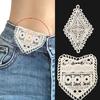 5Pcs Cotton Jeans Waist Expander Soft Hollow Lacework Adjustable Waist Extenders for Men Women Daily Wear