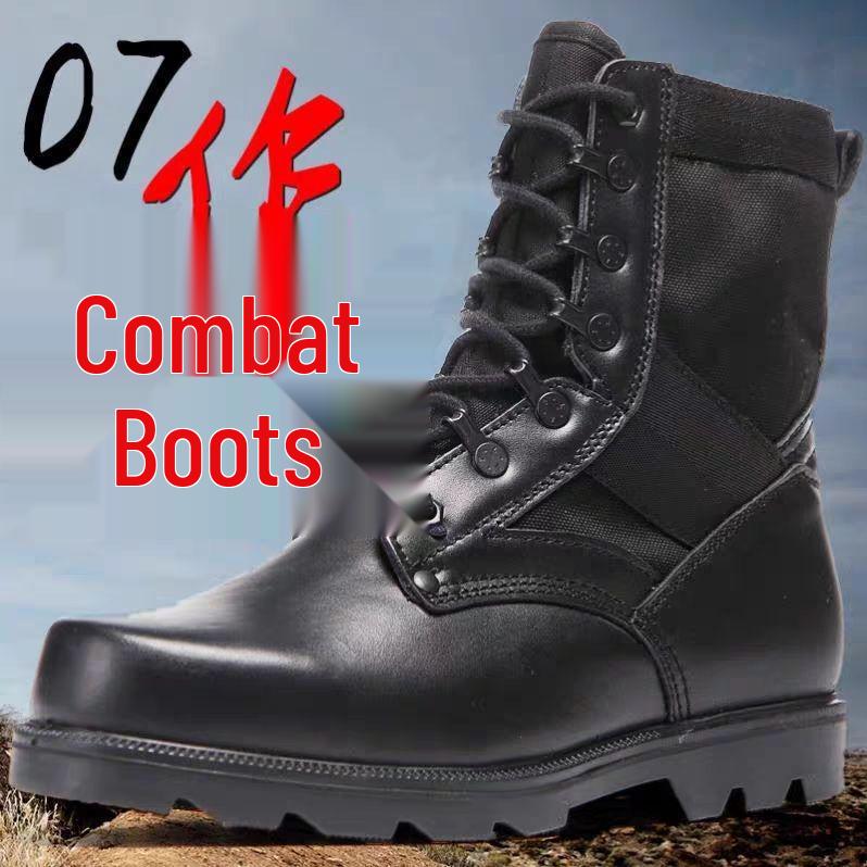 

Men s Ultra-light Waterproof High-top Tactical Boots - Breathable, Non-slip, Shock Absorbent, Wear-resistant for Outdoor Military and Mountaineering. 41
