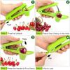 Cherry Pitter Tool Heavy-Duty Cherry Seed Core Remover Cherry Pitter Remover Tool with Space-Saving Lock Design