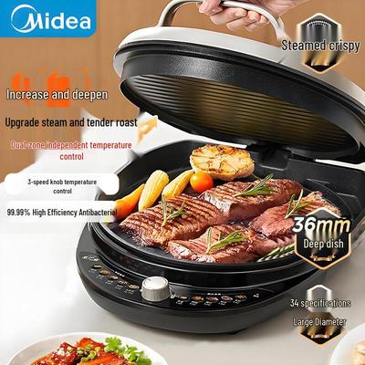 Midea JKE3475 34cm Elektrischer Doppelseitiger Pfannkuchenmacher