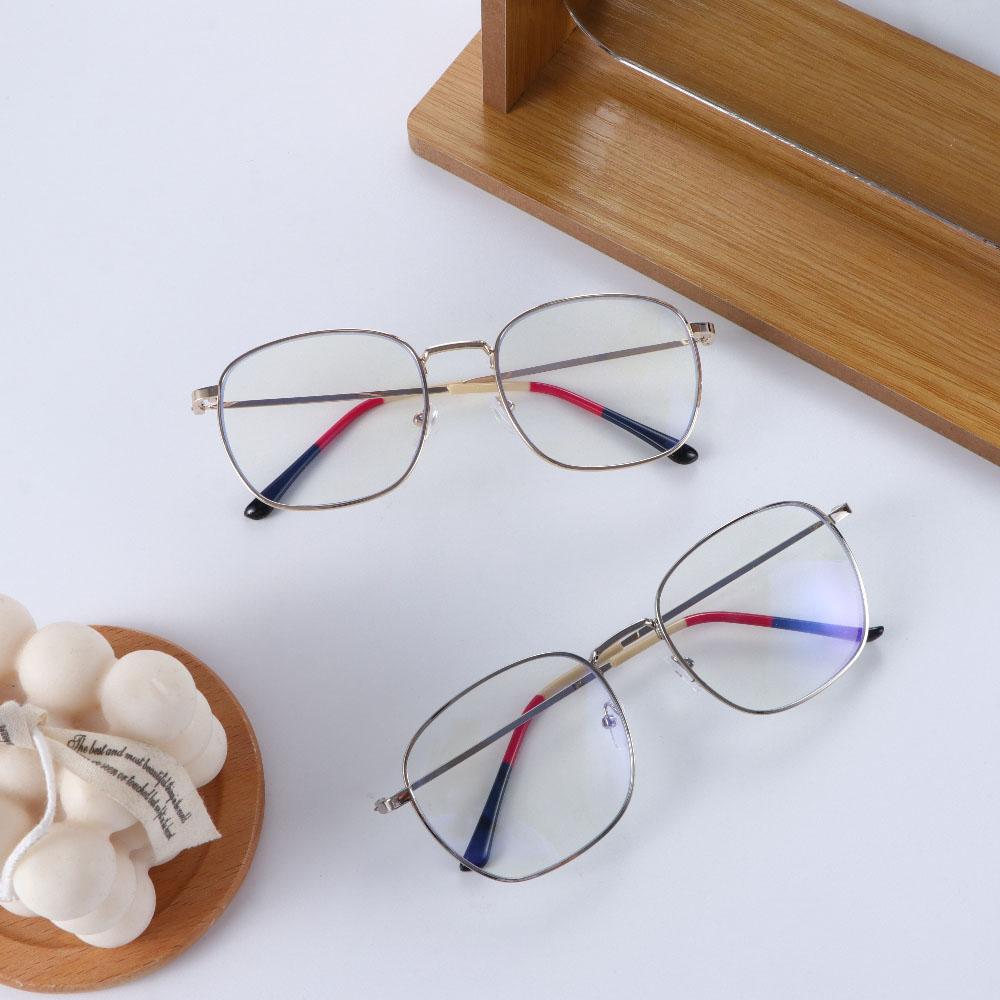 

For Men Anti-blue Light Square Clear Lens Glasses Women Reading Eyeglasses Korean Computer Eyewear