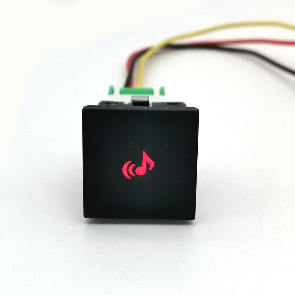 1PC DC12V Car LED DRL Camera Power ON off Fog Light Switch Button with wire For Golf 6 Jetta MK6 Scirocco Touran 2006 - 2012
