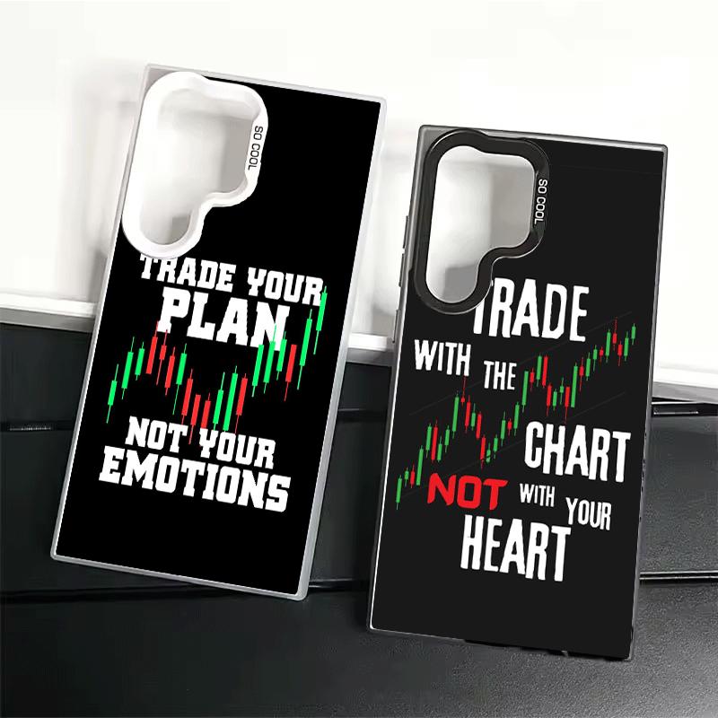Day Trader Forex Day Trading Shockproof Phone Case for Samsung Galaxy S26 Edge S25 Ultra S24 FE S23 Plus S21 Cover Anti Fall Fun