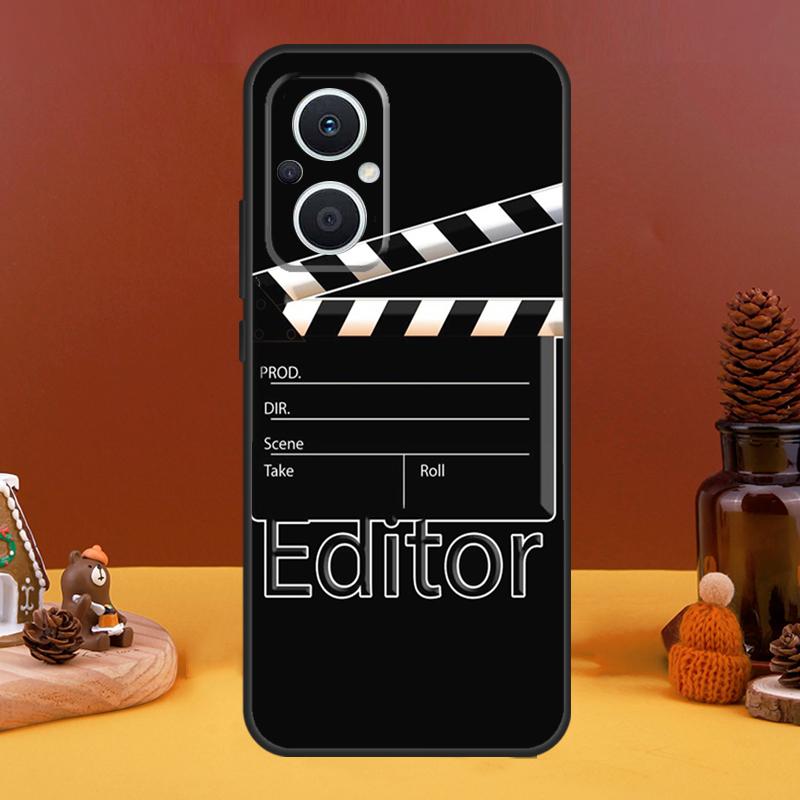 Film Clapperboard Case For OPPO Reno 4Z 5Z 8T 10 Pro 11 F 4 6 7 8 5 Lite OPPO Find X6 X5 Pro X2 X3 Lite Cover