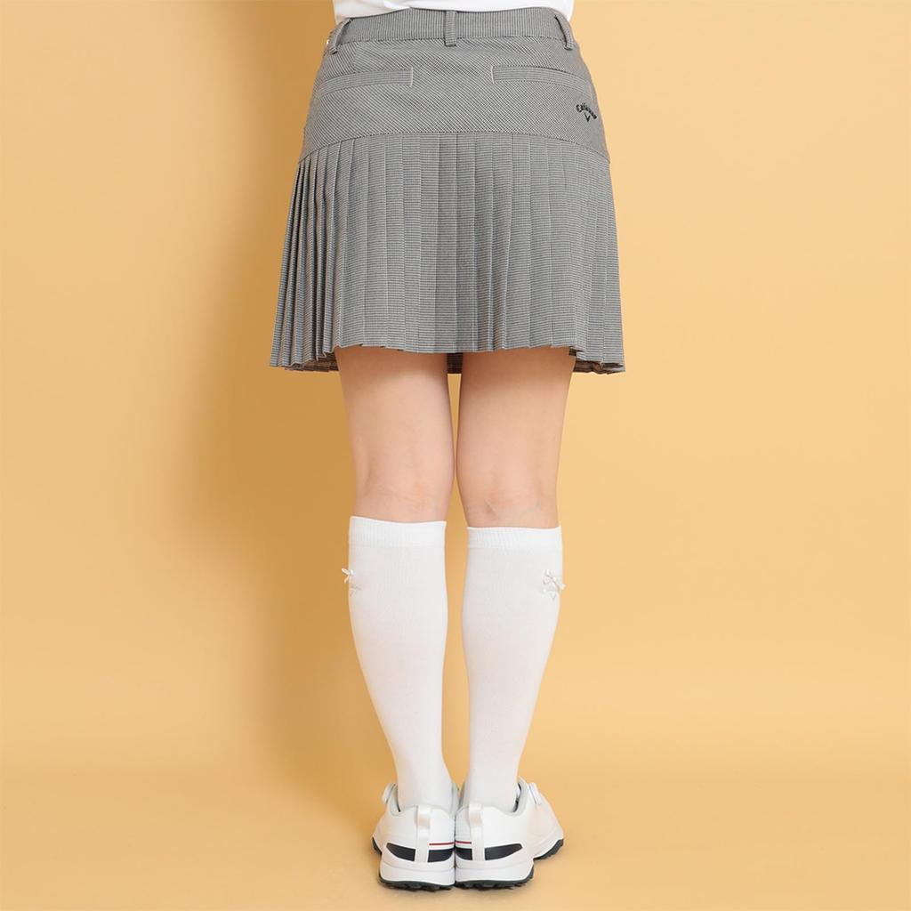 Callaway Checkered Skirt for C24228207 Women's (suitable Golf) / 1030_White