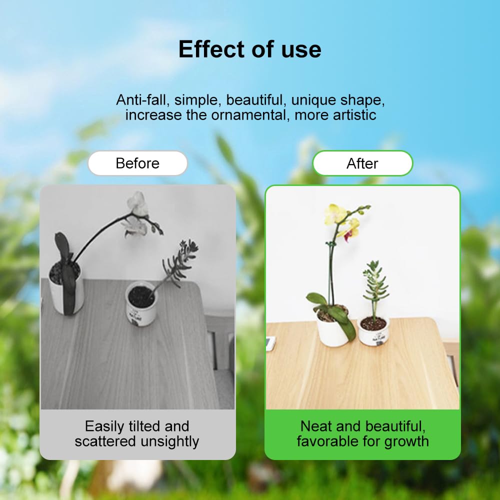 10Pcs Plant Supports Stakes Flower Stand Sticks Reusable Plant Clips Bonsai Fixing Tool Flower Grow Holder Garden Decor Supplies