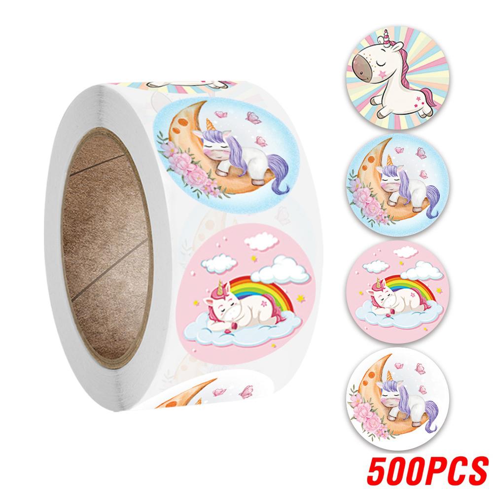 500pcs Cute Cartoon Unicorn Stickers for Kids Reward