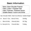 Collar Shoulder Warmer Pad Breathable Thermal Warm Shoulder Brace Imitation Rabbit Hair Comfortable Shoulder Wrap Protector