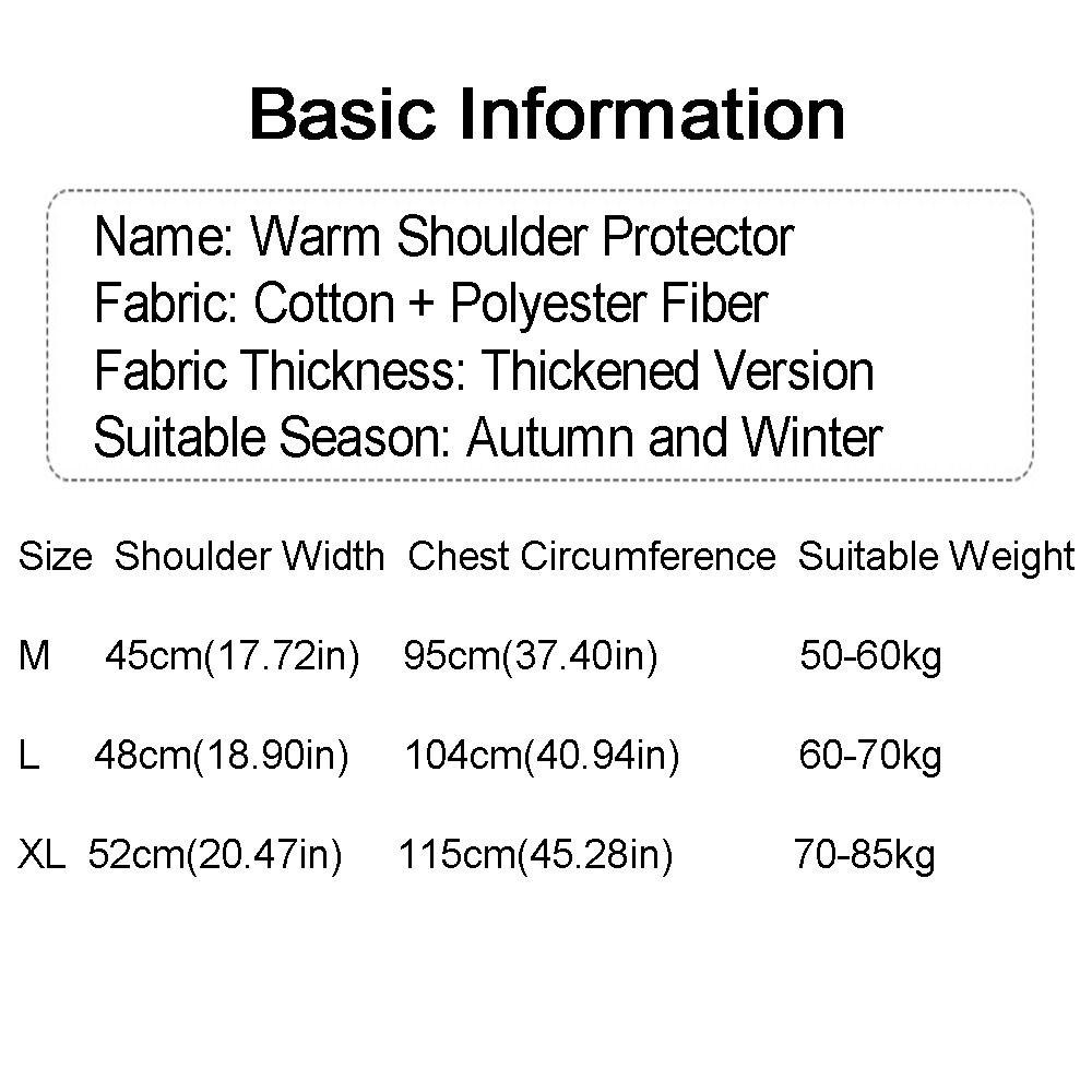 Collar Shoulder Warmer Pad Breathable Thermal Warm Shoulder Brace Imitation Rabbit Hair Comfortable Shoulder Wrap Protector