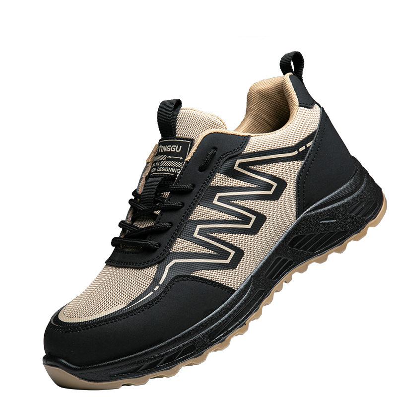 Fashion Men's Women's Shoes Anti-crush Anti-puncture Work Shoes Insulating Protective Safety Shoes Anti-slip Wear-resistant Tooling Shoe