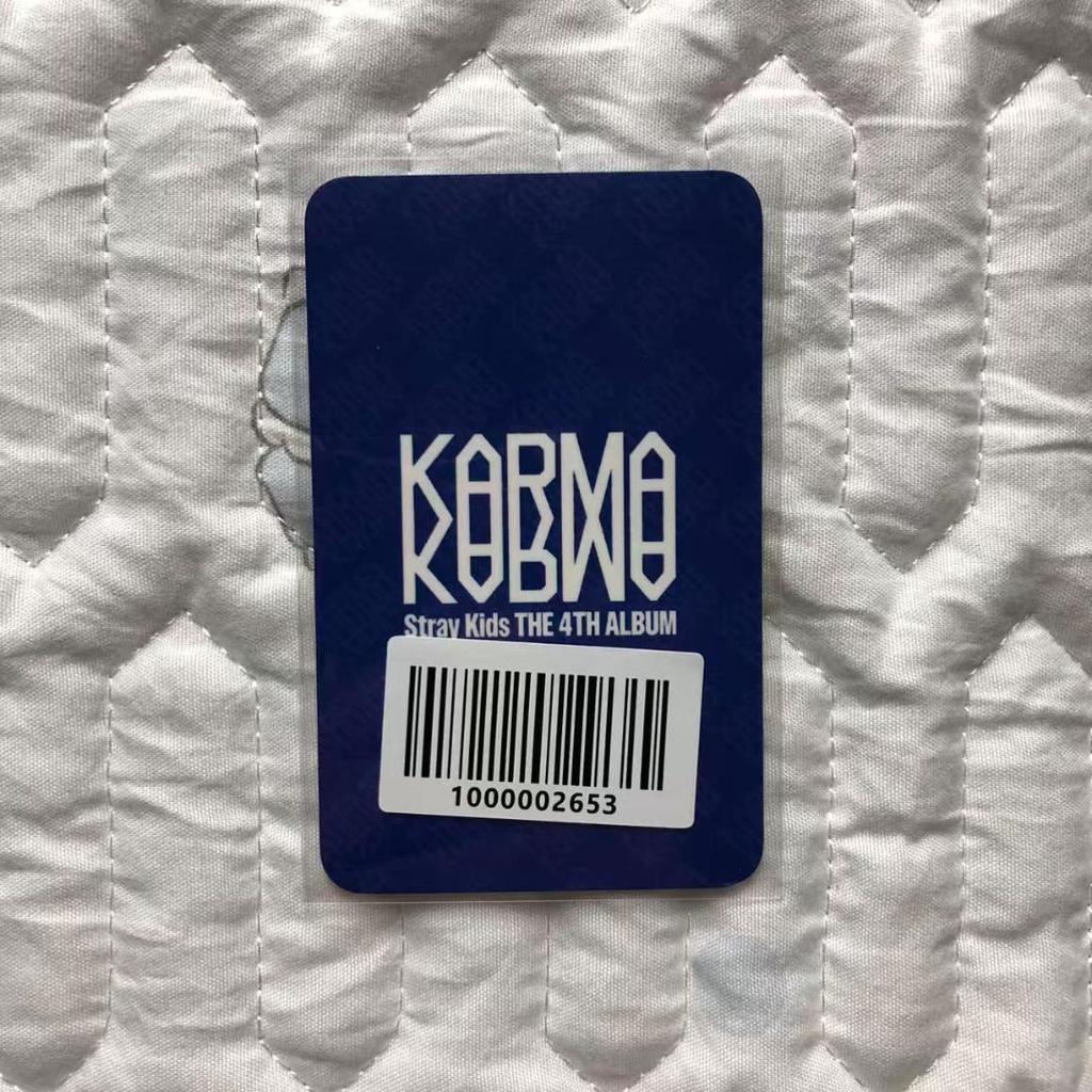 [USED] StrayKids KARMA FANS Purchase Bonus Trading Card Reno