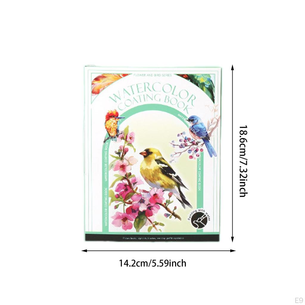 Watercolor Art Book, Painting Kit for Beginners, Water Colors Set Creative Projects