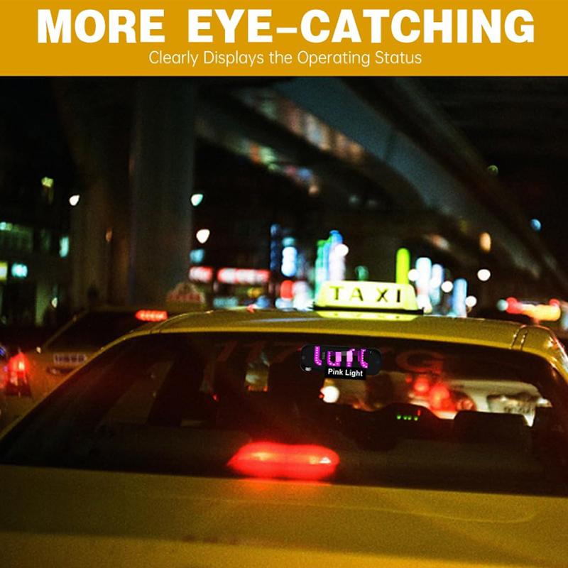 Led Light Sign For Car Taxi Windshield Light Sign Usb Car Led Sign With Suction Cups Scrolling Led Display Board Control