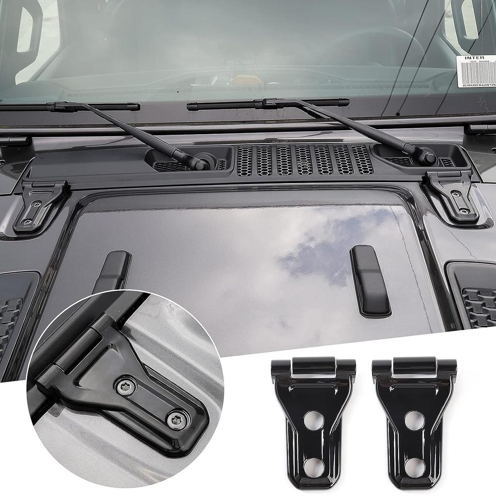 Motorhauben-Scharnierabdeckung Zierleiste ABS-Schnallenabdeckung Für Jeep Wrangler JL Gladiator JT 2018+
