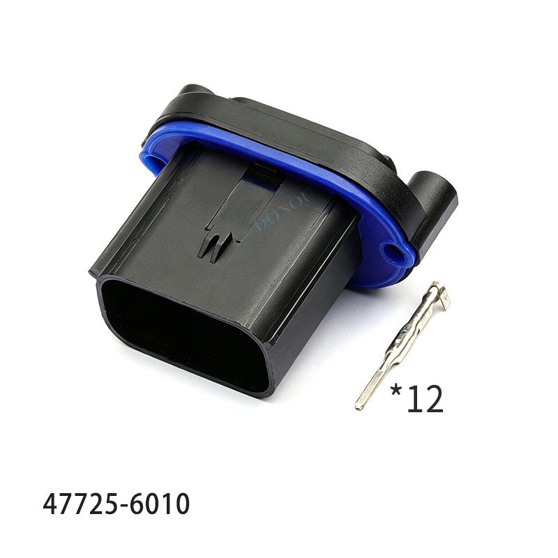12-Pin Molex Male & Female Connector for Automotive Taillight & Turn Signal Systems, 47725-6010 / 33472-1216