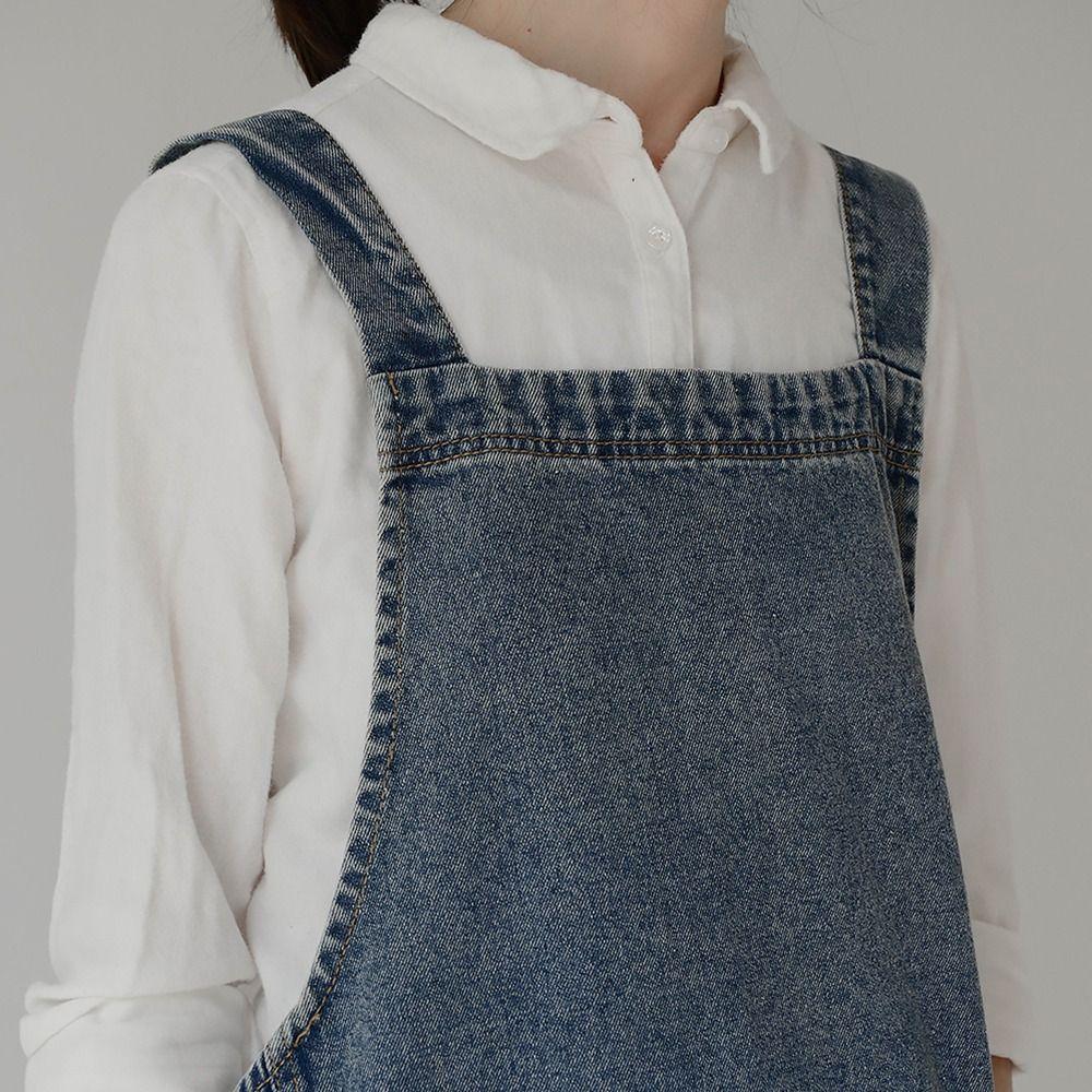 Canvas Gardening Baking Apron Antifouling Kitchen Aprons Japanese Denim Apron  Chef and Servers