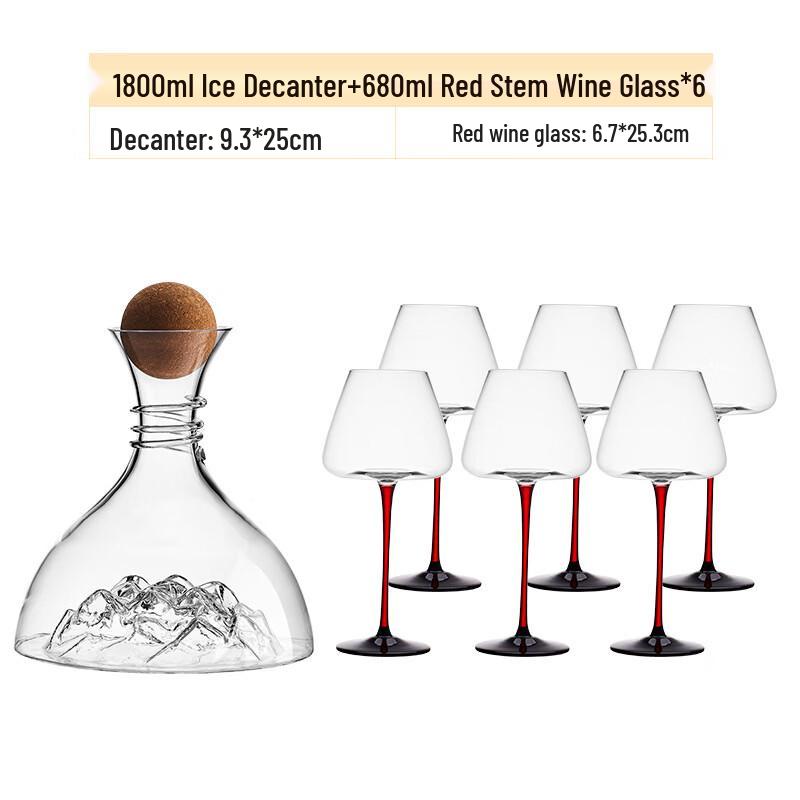 Handon European Style Wine Decanter & Glass Set