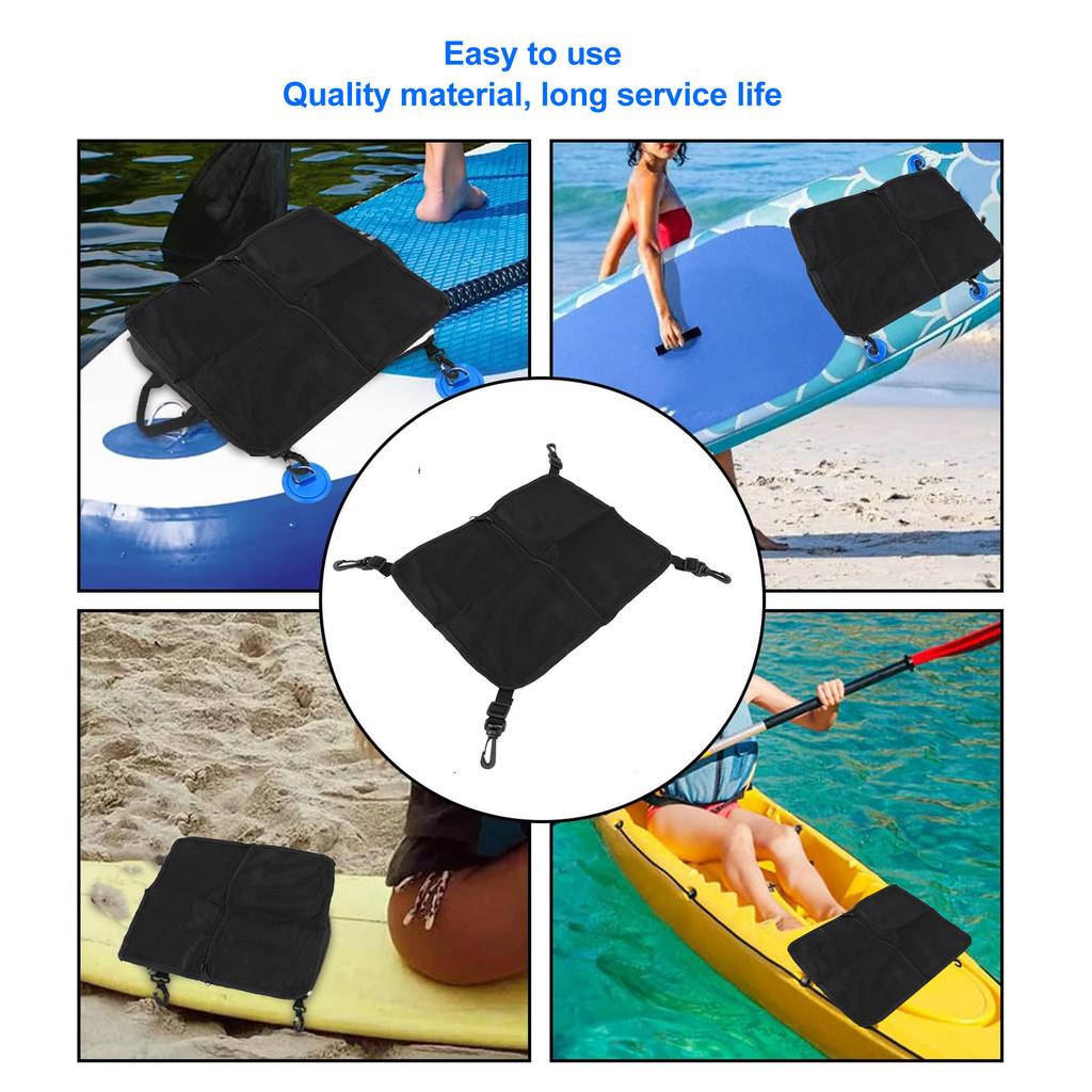 Mesh Paddleboard Storage Bag Water Proof Nylon Surf Deck Accessories Bag with 4 Hooks