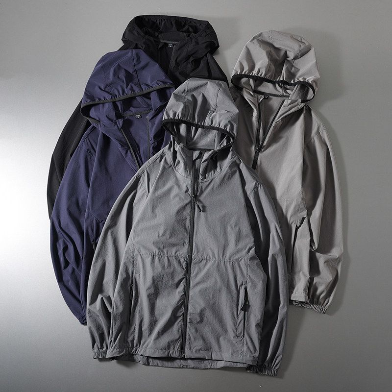 Outdoor Windproof Men's Thin Sports Jacket Shell Jacket