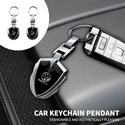 Pro Volkswagen Módní 3D kovový znak auta Klíčenka Klíčenka Příslušenství pro interiér auta Pro Volkswagen VW Rline Amarok T5 Phaeton