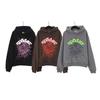 Hanorac Sp5der Bărbați Supradimensionat Bumbac Pulover Cu Design Imprimat Puff Stil Streetwear Hip Hop