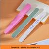 Sponge Nail File & Polishing Strip Set - Wood Chip Design for Shaping & Grinding