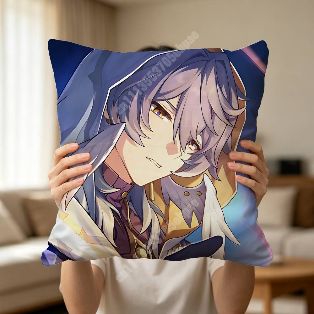 Sunday Robin Honkai Star Rail Pillow Cover Cushion Case Sofa Couch Modern Apartment Decor Family Furnishing