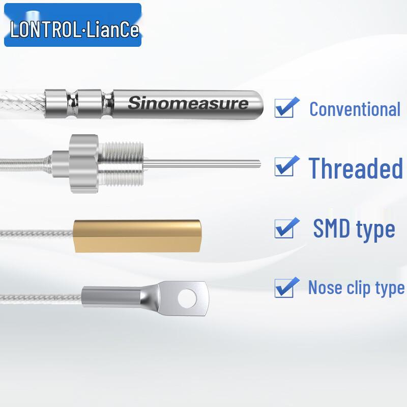 LONTROL Pt100 K-Type Patch RTD Temperature Sensor (CN version) 1 meter