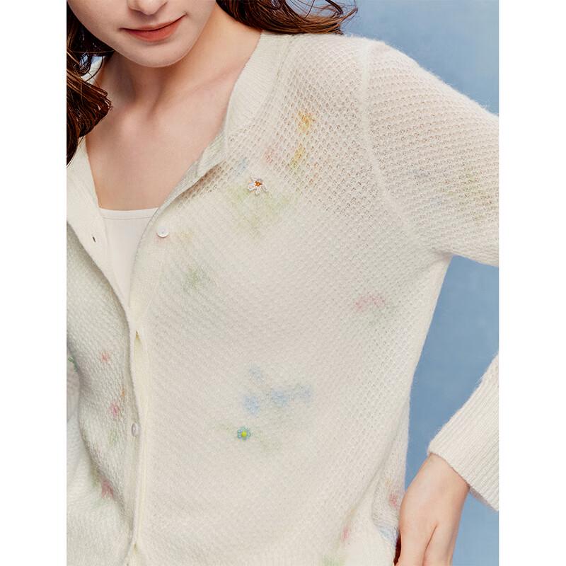 

Женский вязаный кардиган INMAN с акварельным цветочным принтом M