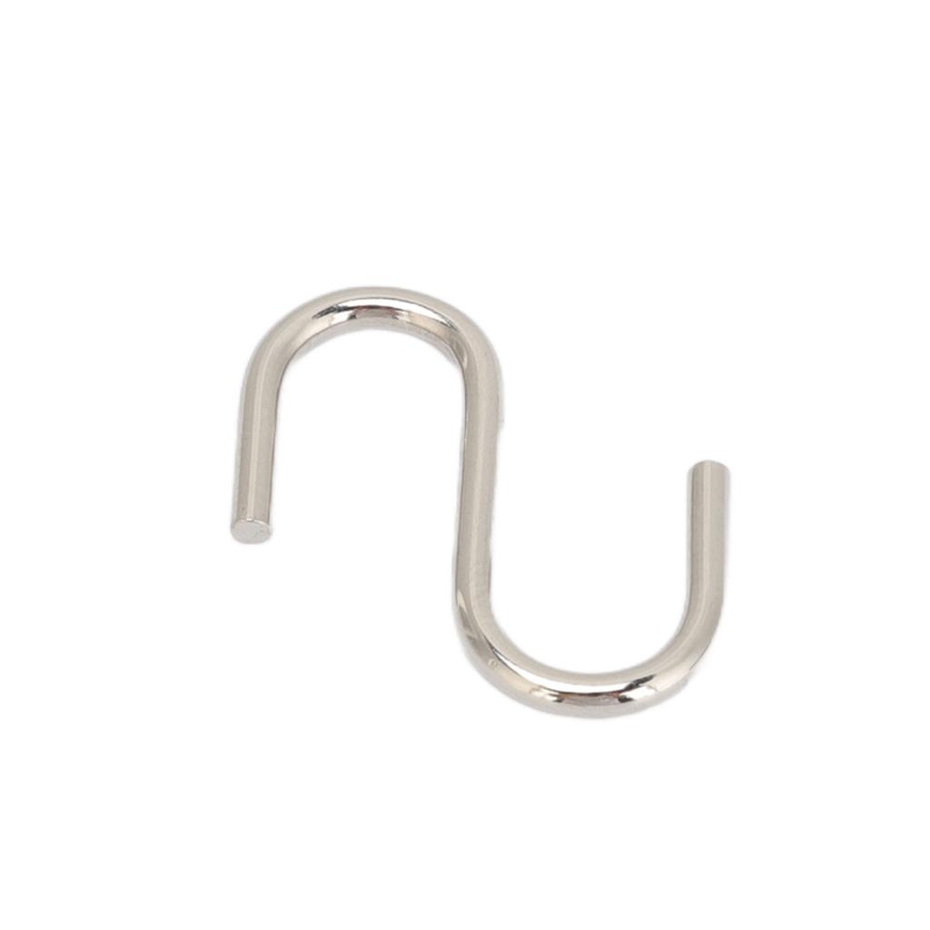 10Pcs S Shaped Hooks Strong Thickened Metal S Shaped Widely Used Small S Hooks for Clothes Bags Utensils