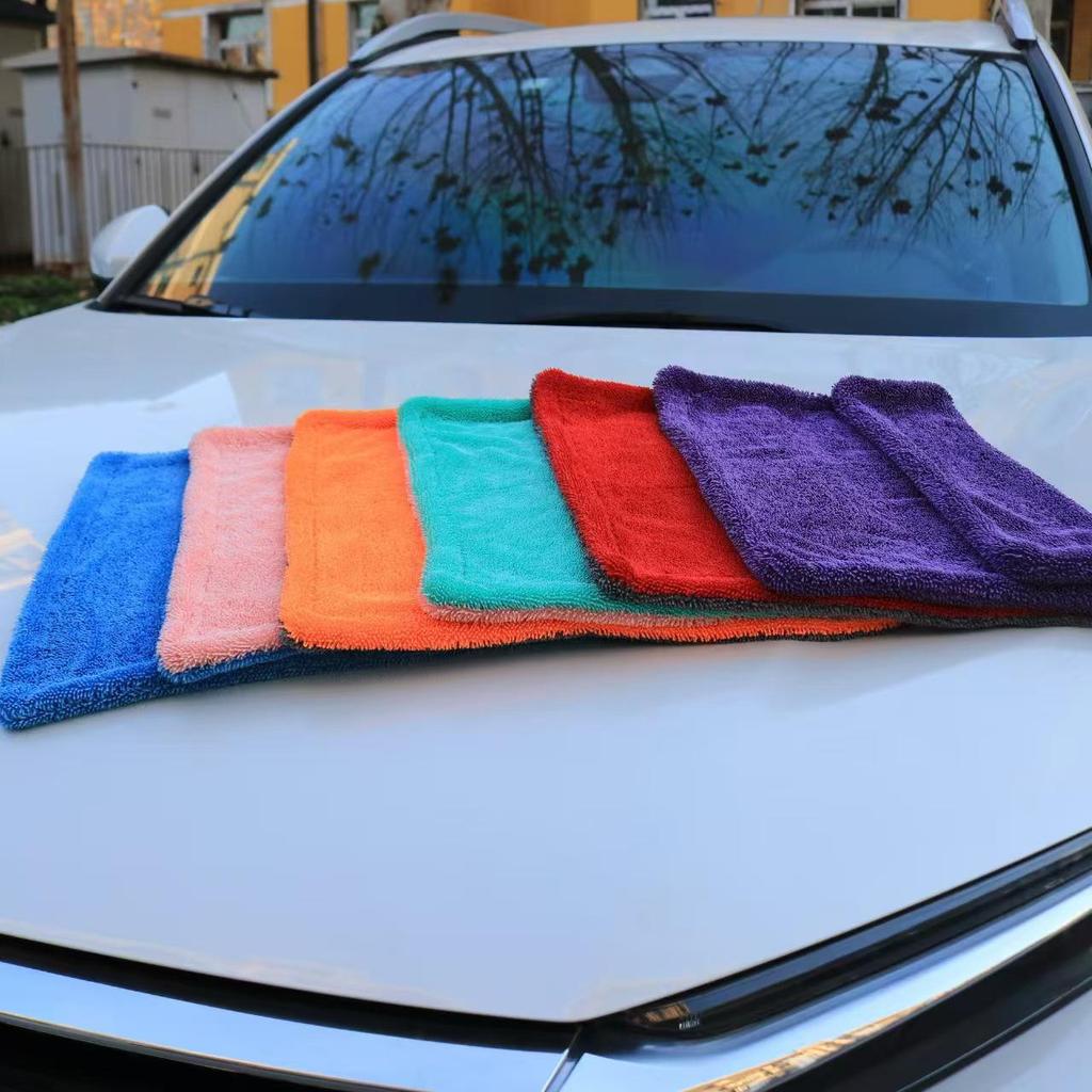 Double-sided Braided Car Wash Towel - Absorbent and Durable