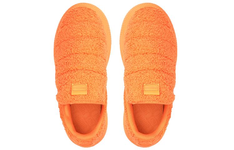 Women's Sneakers Puma Wmns Suede Mayu Slip-On 'Teddy - Neon Citrus'