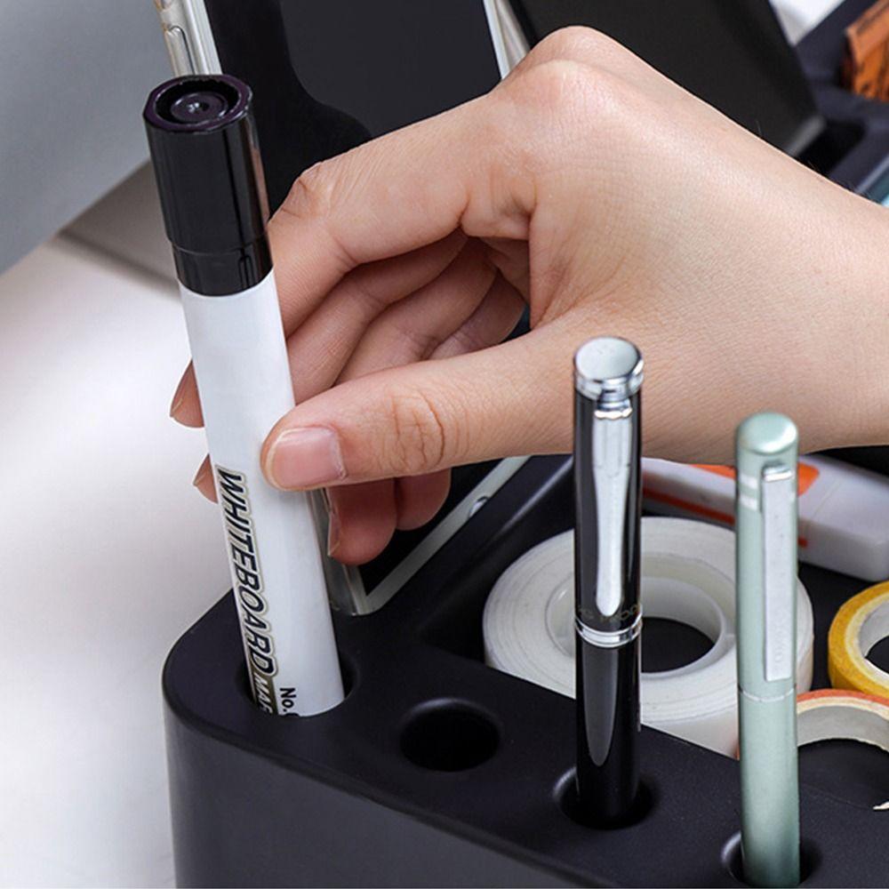 Multifunctional Tabletop Storage Shelf ABS Desktop Organizer Rack Computer Stand Office