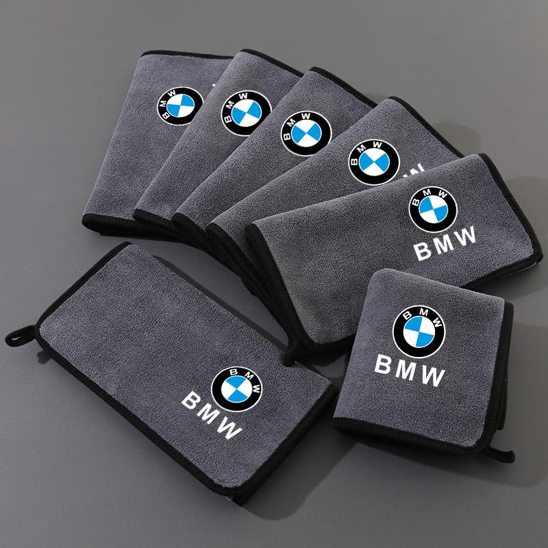 Car Wash High End Cleaning Microfiber Towel Car Drying Cloth For BMW X1 X2 X3 X4 X5 X6 X7 GT E53 E70 E71 F25 E84 M Sticker jbhk21
