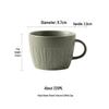 ZISIZ Retro Glazed Ceramic Coffee Cup
