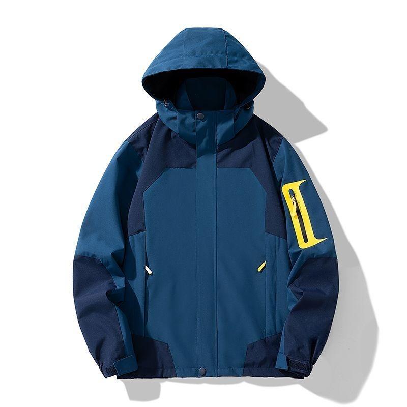 Men Women Outdoor Waterproof Windproof Jacket Multi Color Fashion Trendy Youth Outdoor Hiking Camping Windbreaker Coat