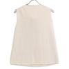 JIL SANDER JSWS751308 White Knit Sleeveless Top tops 34 whiteUsed